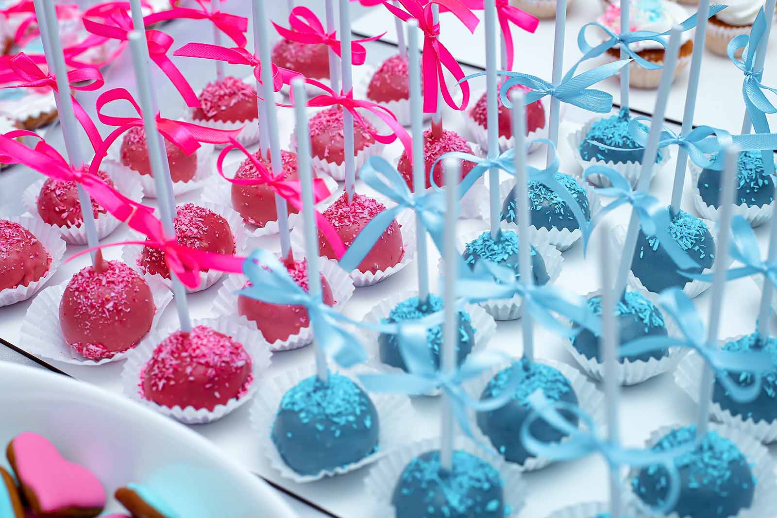 Gender Reveal Cake Pops