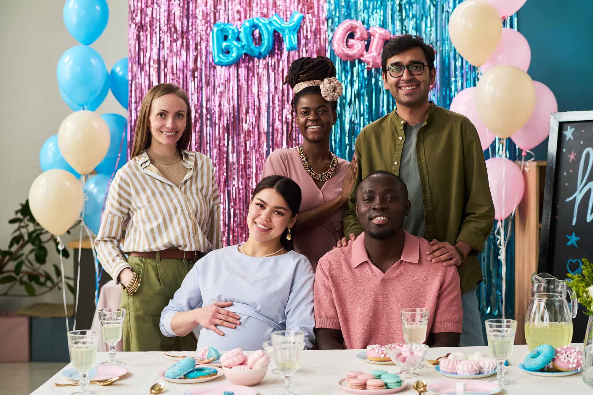 coed baby shower